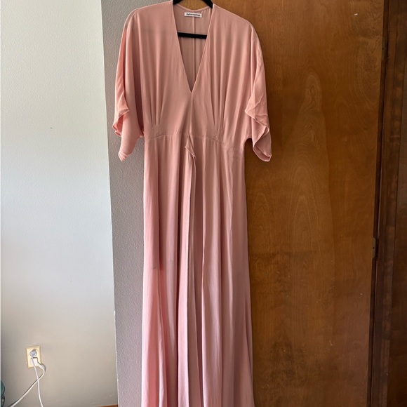 Reformation Winslow Blush Wrap Front Maxi Dress - Picture 10 of 10